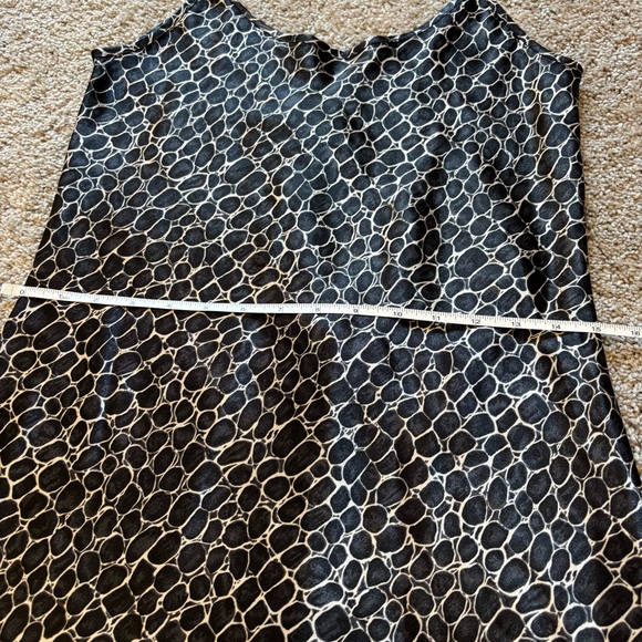 Y2K Jones New York Satin Animal Print Slip Dress Nightgown Women’s Size Small - Picture 9 of 13